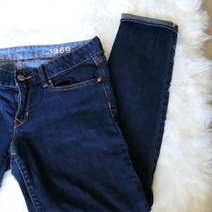 Woman Gap Dark Blue Jean 1969 size 29/8a